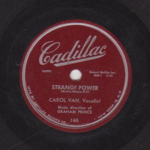 Carol's first recordings Note that her stage name "Vann" is misspelled on the label!